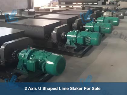 2 Axis U Shape Lime Slaker for Sale