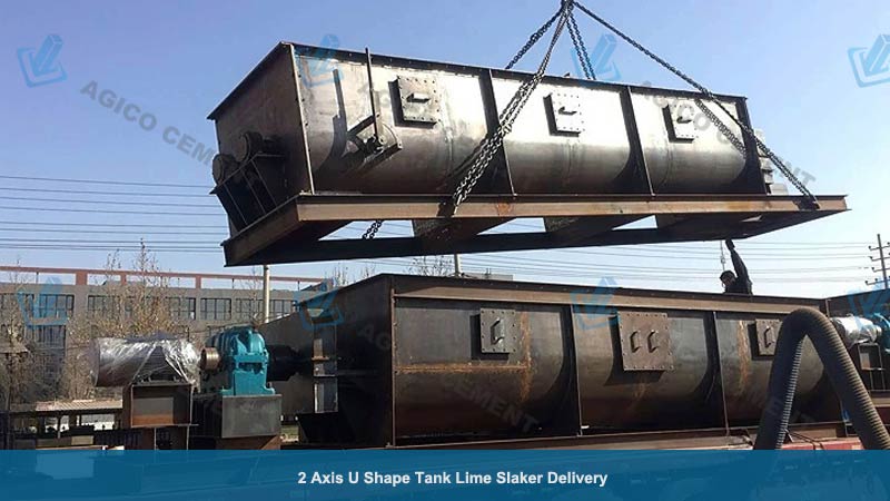 2 Axis U Shape Lime Slaker Delivery