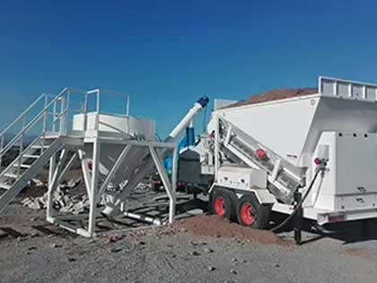 AG-HZSY-100 Mobile Batching Plant