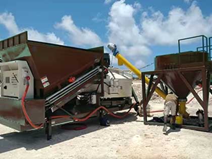 AG-HZSY-75 Mobile Batching Plant