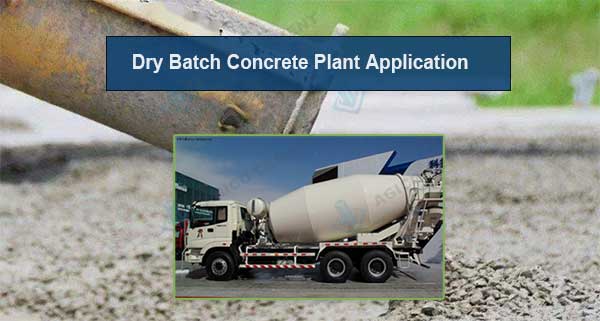 Dry Mobile Concrete Batching Plant Application