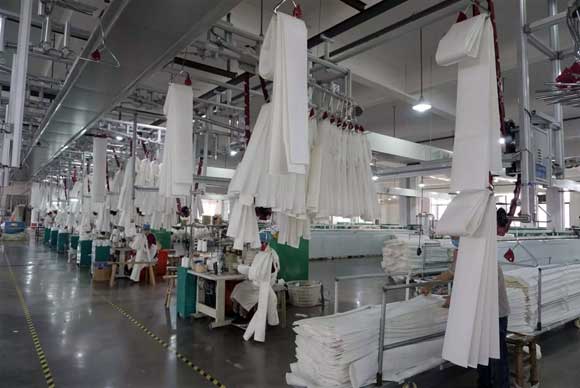 dust filter bag production