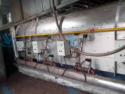 Electric Heated Rotary Kiln In Production