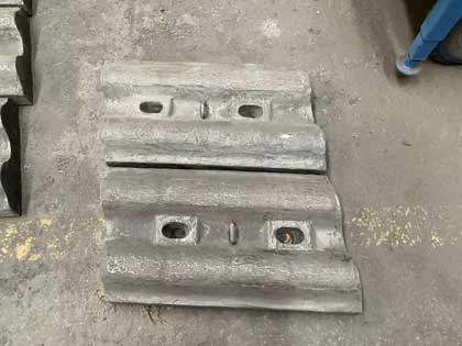 Hammer Crusher Linner Plate Sample